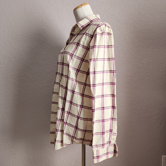 Banana Republic plaid top - Picture 5 of 6
